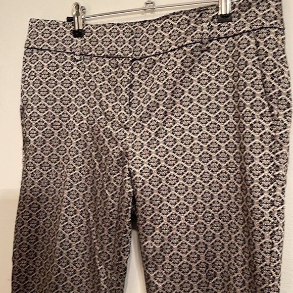 Ann Taylor Gold Black Shimmer Pants - Picture 2 of 5